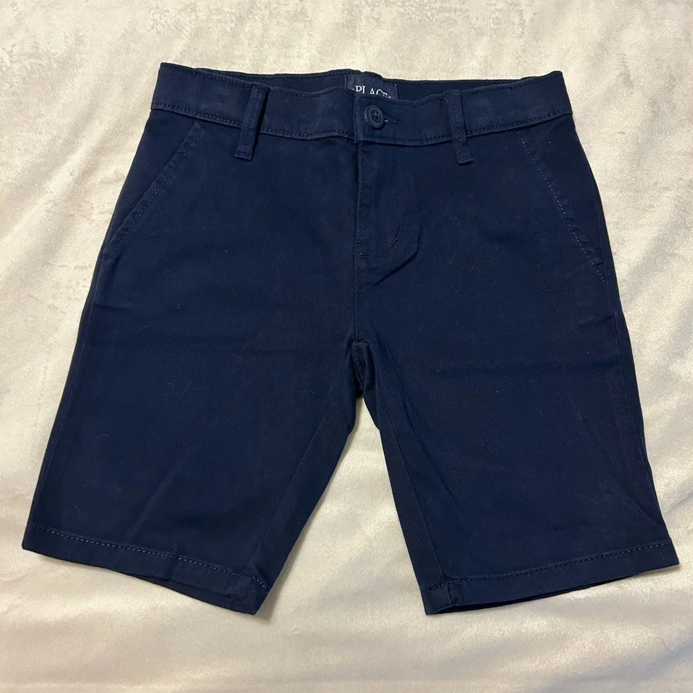 The Children's Place Girls Uniform Stretch Chino Shorts - Lot of 2 - Picture 3 of 5